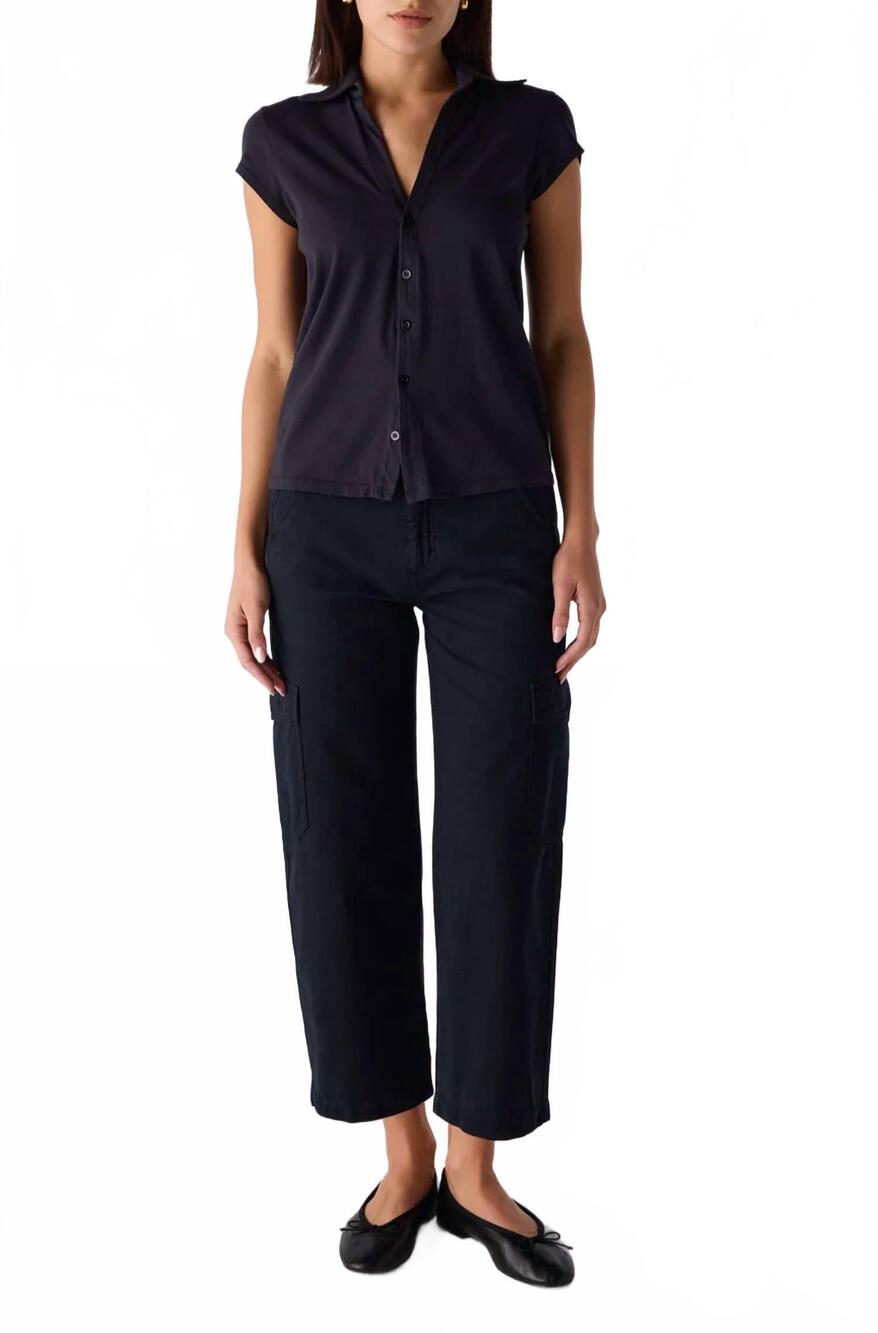 NEW AMO colette cargo pant in vintage black